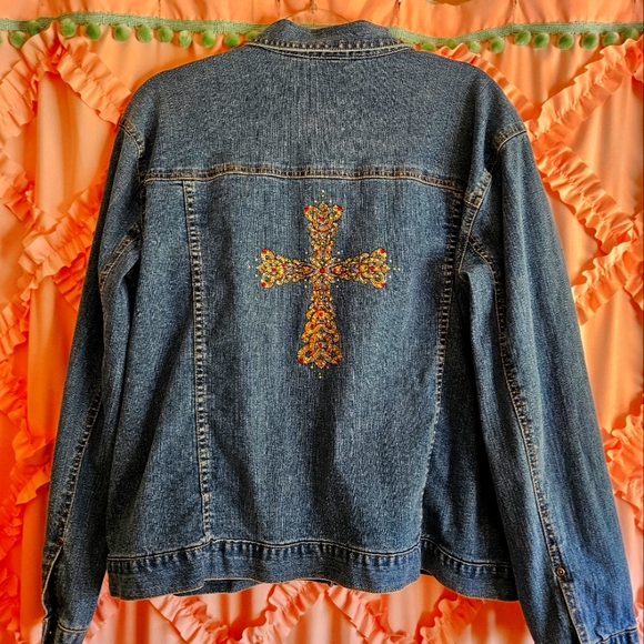 Embellished Denim Jacket - Picture 1 of 4